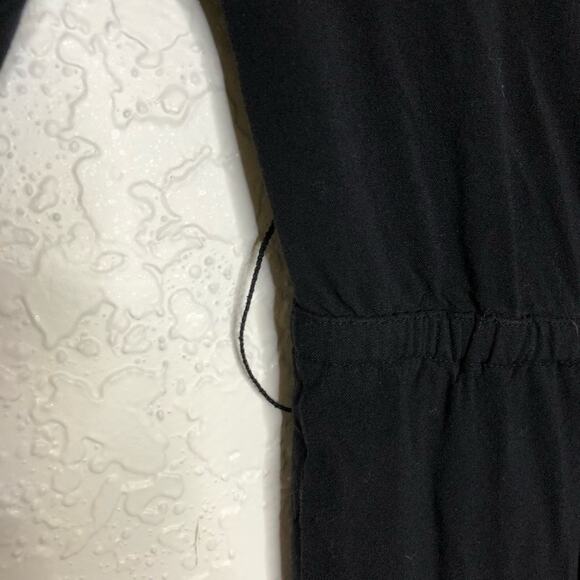 PAIGE Vanette black wrap front cropped jumpsuit size Extra Small XS - Picture 6 of 16